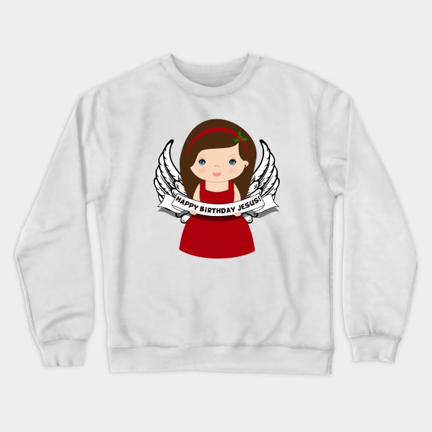 Happy Birthday Jesus Crewneck Sweatshirt by TTLOVE